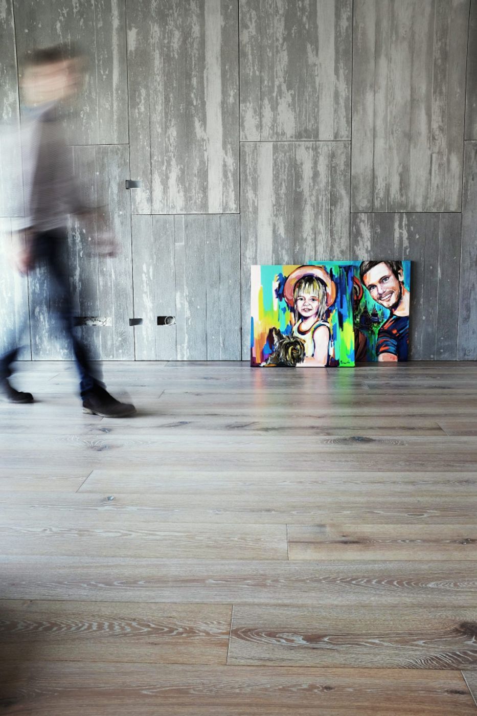 Heltre Lamellplank Wilbergs - Eik Midnight Moon 16x190x1400-2900mm