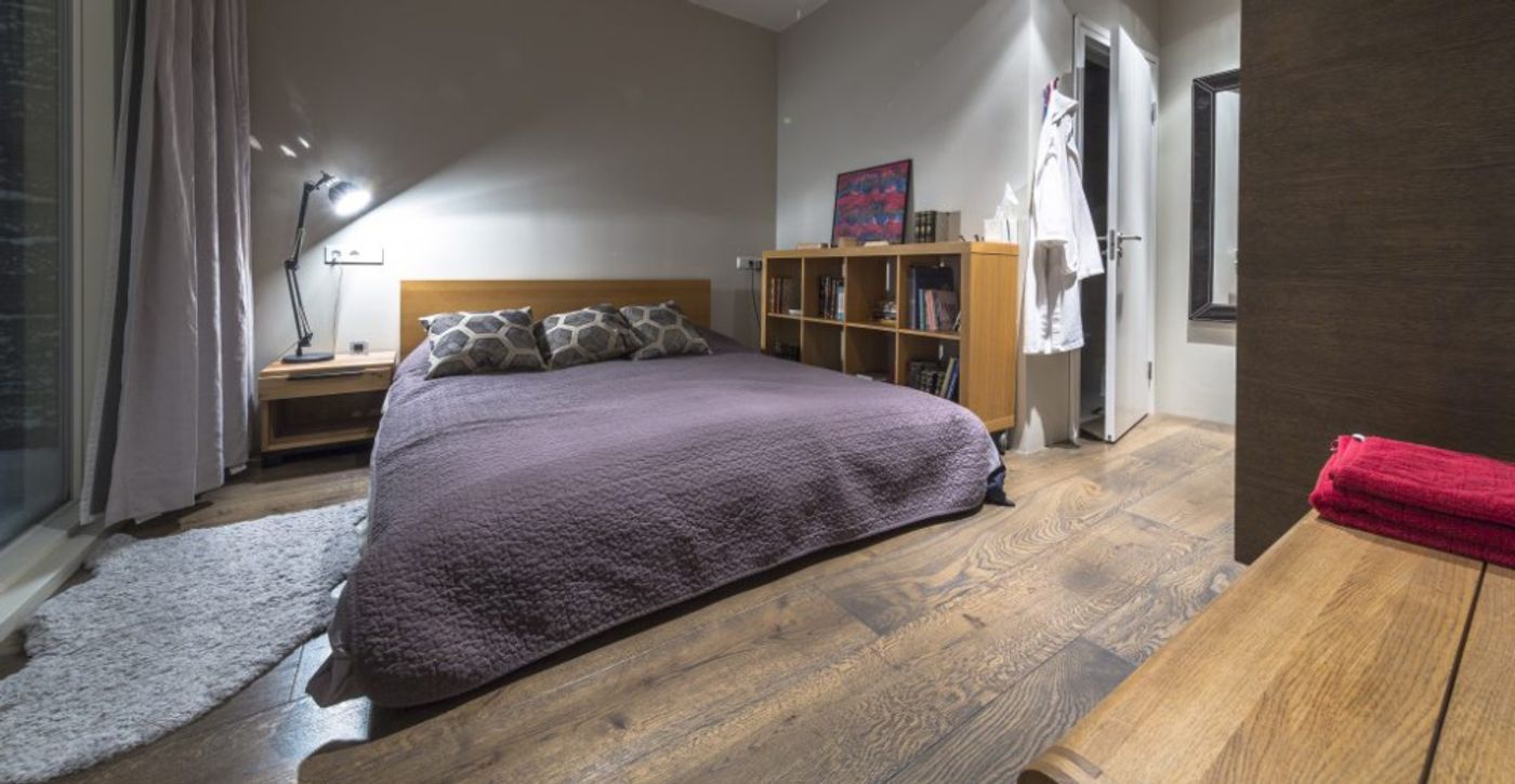 Heltre Lamellplank Wilbergs -  Eik Dark Sauna 16x190x1400-2900mm