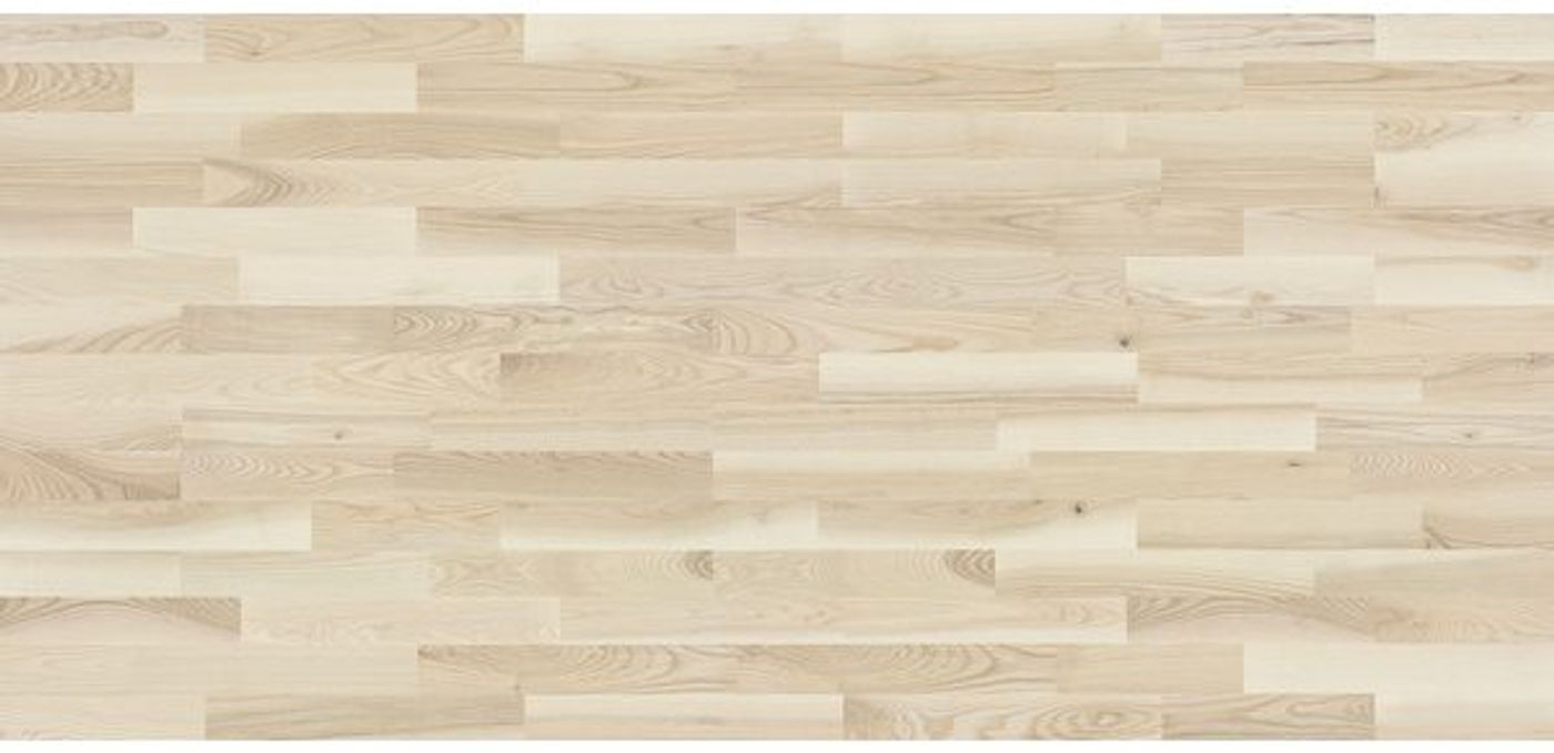 Parkett Saga Classic Hvit Ask 3-Stav