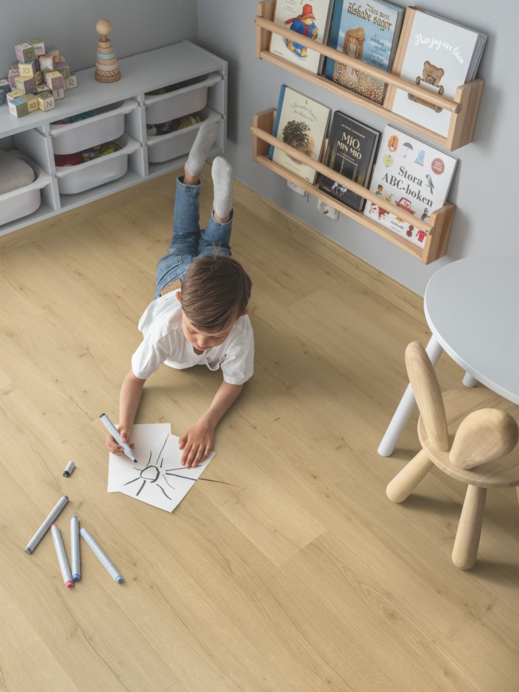 Vinylgulv Pergo Lysefjord Pad Pro Beige Cabin Oak