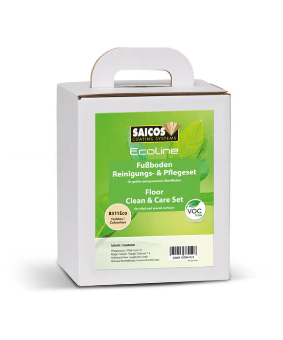 Hovedbilde Saicos Eco Floor Care Set For Oiled Surface White 1+1 L 8311Eco