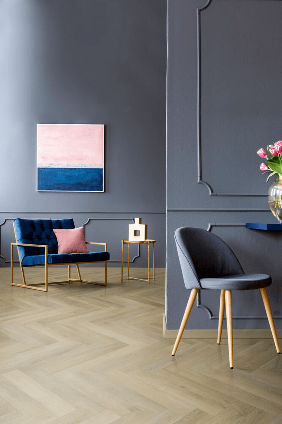 Vinylgulv Aspecta Isocore Herringbone Como Oak