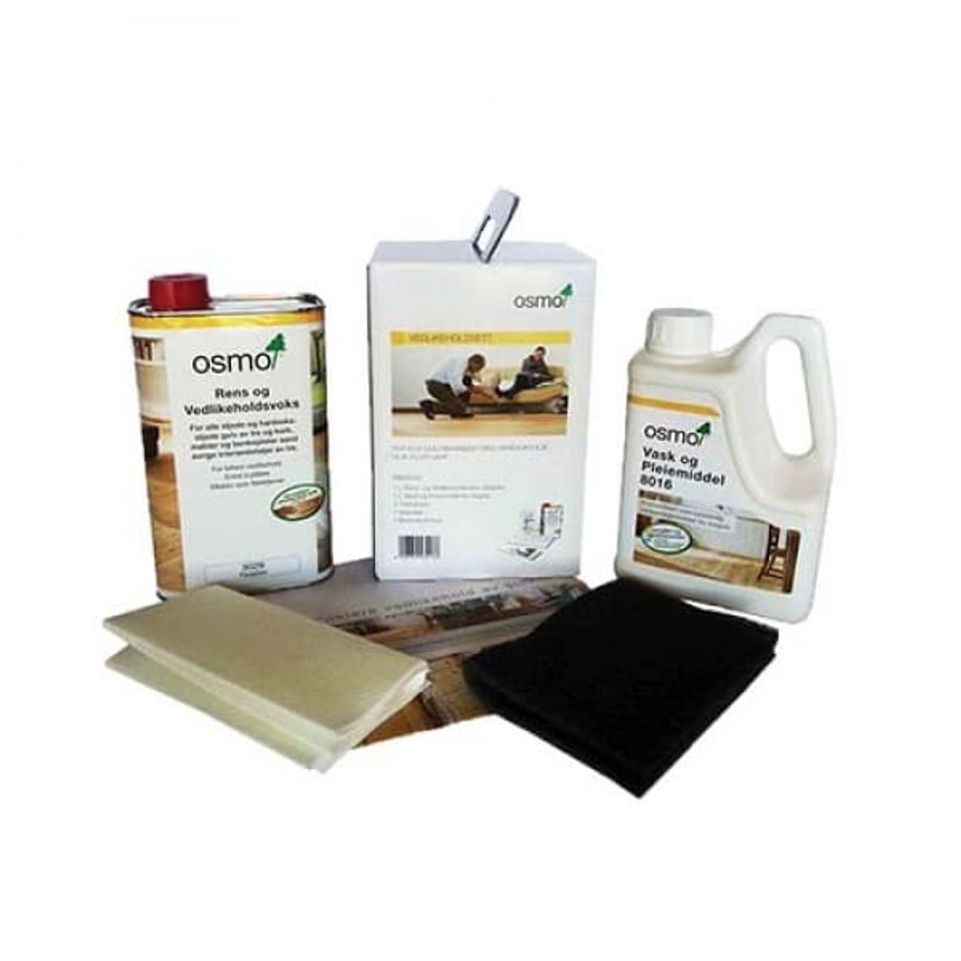 Osmo Vedlikeholdspakke Gulv | Hvit 4D