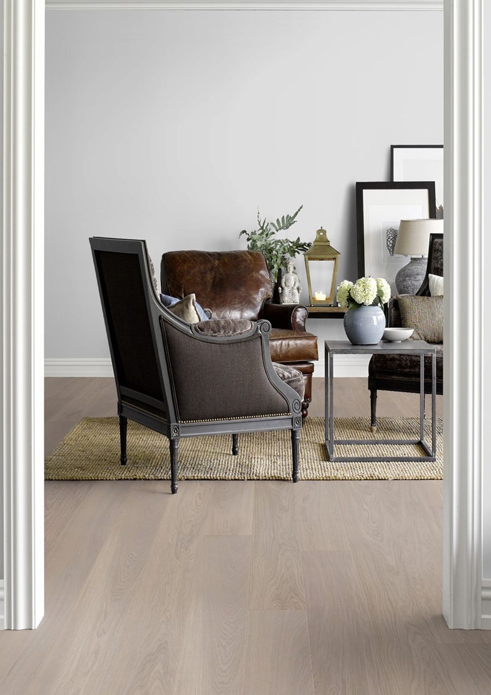 RESTPARTI - Parkett Saga Exclusive Eik Platinum 1-Stav