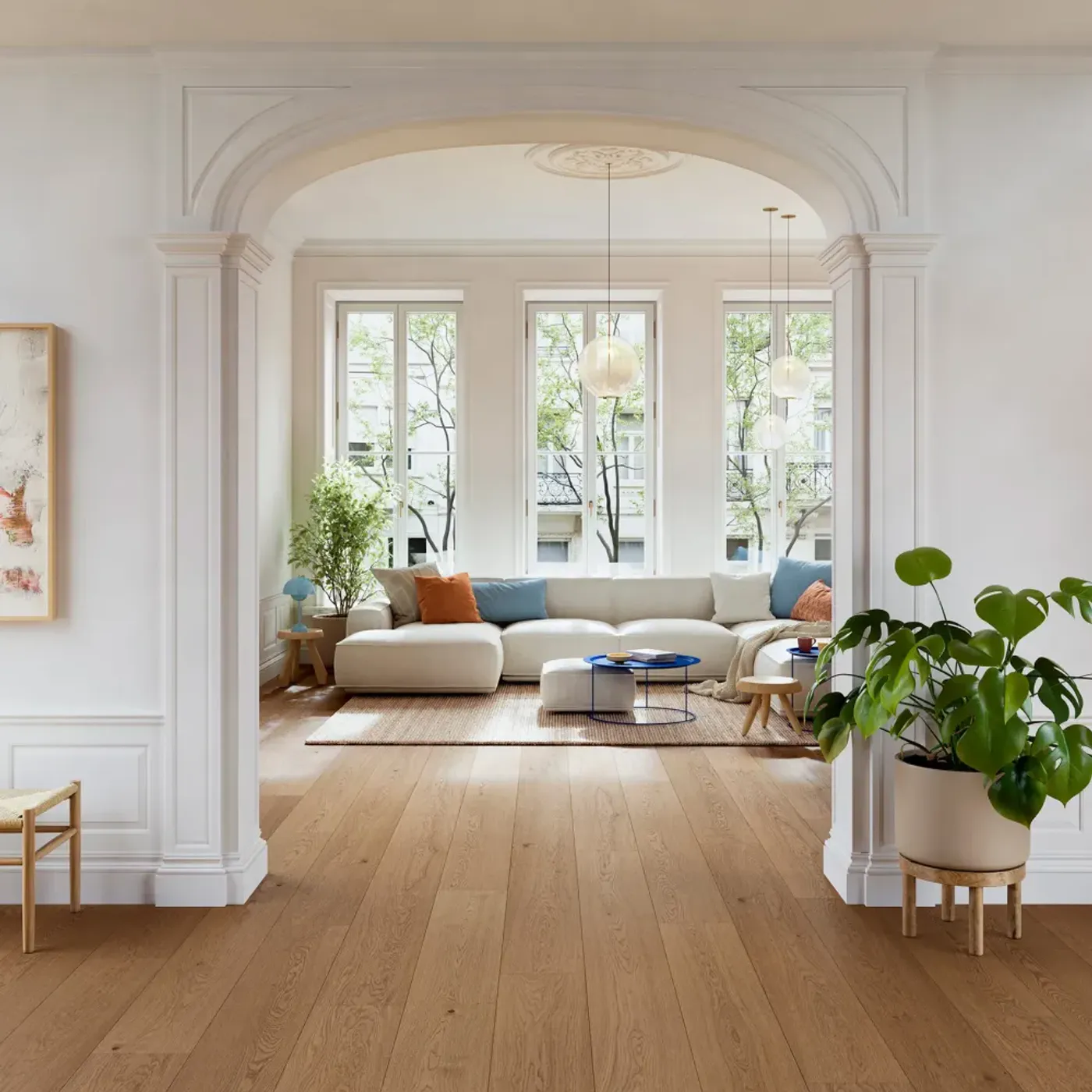 Herdet Tregulv Parky Summit - Sahara Oak Rustic Light